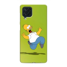 Чехол с Симпсонами для Samsung Galaxy M22 (VPrint) (Гомер Симпсон)