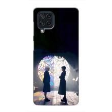 Чехлы Венсдей на Samsung Galaxy M22 Уэнсдей (AlphaPrint) (Уэнздей и Инид)