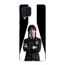 Чехлы Венсдей на Samsung Galaxy M22 Уэнсдей (AlphaPrint) (W-Wednesday)