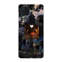 Чехол как приручить дракона на Samsung Galaxy M22 – Дракон коллаж