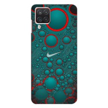 Силиконовый Чехол на Samsung Galaxy M22 с картинкой Nike – Найк зеленый