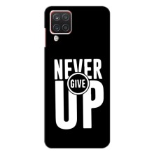 Силиконовый Чехол на Samsung Galaxy M22 с картинкой Nike (Never Give UP)