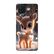 Яскравий чохол для Samsung Galaxy M22 з Зимові Оленята – Оленятко