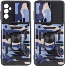 Ударопрочный чехол Camshield Serge Ring Camo для Samsung Galaxy M23 5G / M13 4G (Фиолетовый)