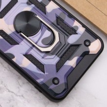 Ударостійкий чохол Camshield Serge Ring Camo для Samsung Galaxy M23 5G / M13 4G – Фіолетовий