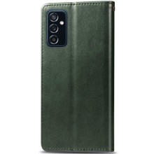 Шкіряний чохол книжка GETMAN Gallant (PU) для Samsung Galaxy M23 5G / M13 4G – Зелений