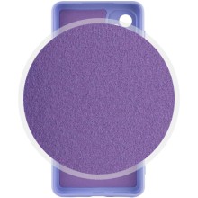 Чохол Silicone Cover Lakshmi Full Camera (AA) для Samsung Galaxy M23 5G / M13 4G – Бузковий