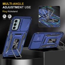 Ударопрочный чехол Camshield Army Ring для Samsung Galaxy M23 5G / M13 4G – Синий