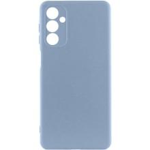 Чехол TPU GETMAN Liquid Silk Full Camera для Samsung Galaxy M23 5G – Голубой