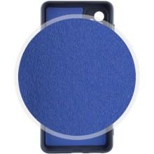 Чехол TPU GETMAN Liquid Silk Full Camera для Samsung Galaxy M23 5G – Синий