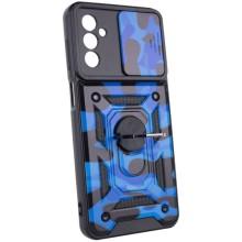 Ударопрочный чехол Camshield Serge Ring Camo для Samsung Galaxy M23 5G / M13 4G – Синий