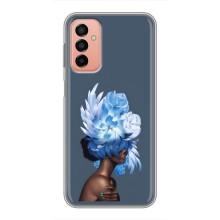 Чехлы (ART) Цветы на Samsung Galaxy M23 (5G) (VPrint) (Цветы на голове)