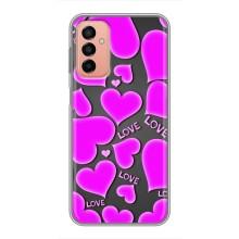 Чехлы для любимой на Самсунг М23 (5G) (VPrint) (Pink hearts)