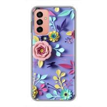 Чехлы с Цветами для Samsung Galaxy M23 (5G) (VPrint) (Цветочный дизайн)