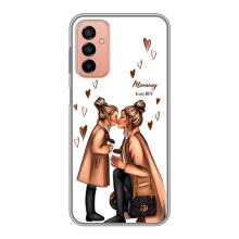 Чехол с печатью для Samsung Galaxy M23 (5G) - (Мама с ребенком) (AlphaPrint) (Дочка и мама)