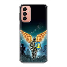 Чехлы с картинкой ЗСУ для Samsung Galaxy M23 (5G) (AlphaPrint) (Солдат ЗСУ)