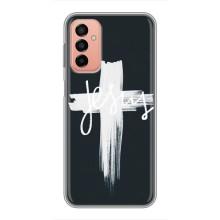 Чехол для Samsung Galaxy M23 (5G) (AlphaPrint) - (Христианские) (Иисус)
