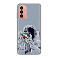 Чехол NASA для Samsung Galaxy M23 (5G) (AlphaPrint) (Космонавт фото)