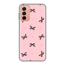 Чохол банти для Samsung Galaxy M23 (5G) – Чорні бантики