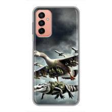 Чехол с мемами тралалело тралала для Samsung Galaxy M23 (5G) – Гусини и крокодило