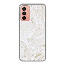 Мраморный чехол на Samsung Galaxy M23 (5G) (VPrint) (Белый мрамор)