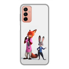 Силіконовий чохол з принтом Зоотрополіс для Samsung Galaxy M23 (5G) – Джуді і Нік