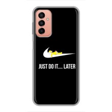 Силиконовый Чехол на Samsung Galaxy M23 (5G) с картинкой Nike (Later)