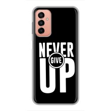 Силиконовый Чехол на Samsung Galaxy M23 (5G) с картинкой Nike (Never Give UP)