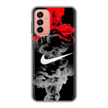 Силиконовый Чехол на Samsung Galaxy M23 (5G) с картинкой Nike (Nike дым)