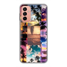 Силиконовый чехол с КАРТИНКАМИ лето для Samsung Galaxy M23 (5G) (AlphaPrint) (Летний отпуск)