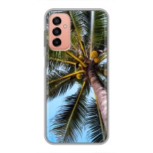 Силиконовый чехол с КАРТИНКАМИ лето для Samsung Galaxy M23 (5G) (AlphaPrint) (Пальма)