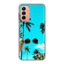 Силиконовый чехол с КАРТИНКАМИ лето для Samsung Galaxy M23 (5G) (AlphaPrint) (Взгляд лето)