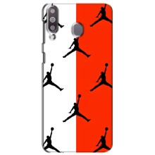 Чехлы для Samsung Galaxy M30 (M305) - с картинкой JORDAN (AlphaPrint) (Лого Джордан)
