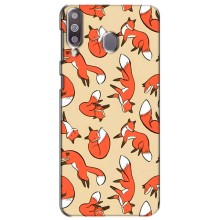 Чехлы с картинкой Лисички для Samsung Galaxy M30 (M305) (VPrint) (Лисички)