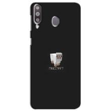 Чехол Майнкрафт на Samsung Galaxy M30 (M305) (AlphaPrint) Minecraft (Овечка Майнкрафт)