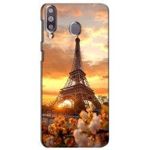 Чохол Ейфелева Вежа Samsung Galaxy M30 (M305) - (AlphaPrint) – Сонячня вежа