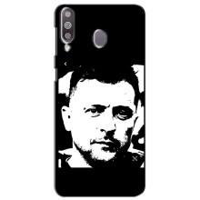 Чехол для Samsung Galaxy M30 (M305) (AlphaPrint - с принтом Зеленского) – Зеленский АРТ