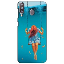 Чохол Стильні дівчата на Samsung Galaxy M30 (M305) – Дівчина на гойдалці