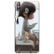 Девчачий Чехол для Samsung Galaxy M30 (M305) (Девочка с игрушкой)