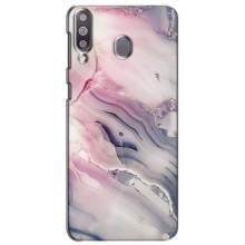 Мраморный чехол на Samsung Galaxy M30 (M305) (VPrint) (Пурпурный Мрамор)