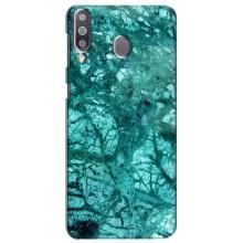 Мраморный чехол на Samsung Galaxy M30 (M305) (VPrint) (Зеленый мрамор)