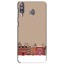 Новорічні, Святкові Чохли для Samsung Galaxy M30 (M305) - 2024 год (Зимове місто)