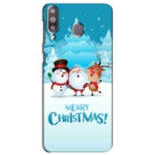 Різдвяні Чохли для Samsung Galaxy M30 (M305) (VPrint) – Merry Christmas