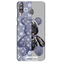 Силіконовий чохол для Samsung Galaxy M30 (M305) – Ведмідь Louis Vuitton