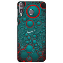 Силиконовый Чехол на Samsung Galaxy M30 (M305) с картинкой Nike – Найк зеленый