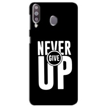 Силиконовый Чехол на Samsung Galaxy M30 (M305) с картинкой Nike – Never Give UP