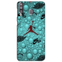 Силиконовый Чехол Nike Air Jordan на Самсунг М30 (Джордан Найк)