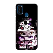 Чехлы Персонажи Аниме Наруто для Samsung Galaxy M30s (M307) (AlphaPrint) – Глаза Anime