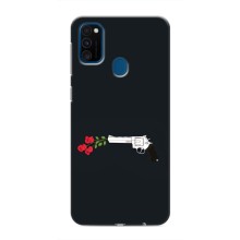 Чехлы (ART) Цветы на Samsung Galaxy M30s (M307) (VPrint) (Неожиданные цветы)