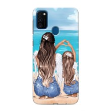 Чехол с печатью для Samsung Galaxy M30s (M307) - (Мама с ребенком) (AlphaPrint) – Мама с доченькой